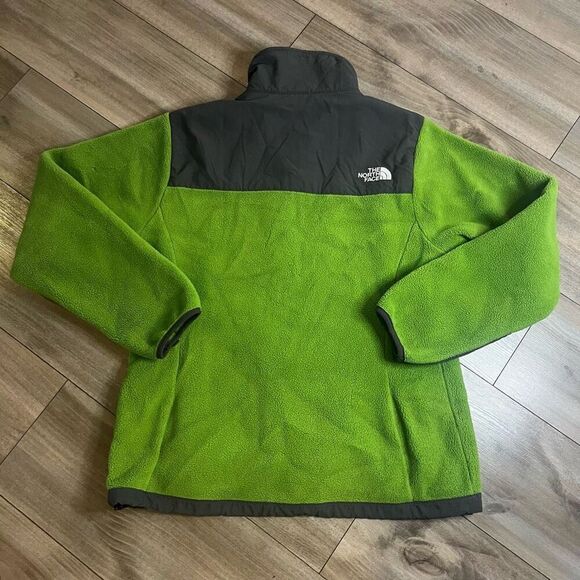 North Face Green Casual Fleece Jacket Women Large - Picture 6 of 6